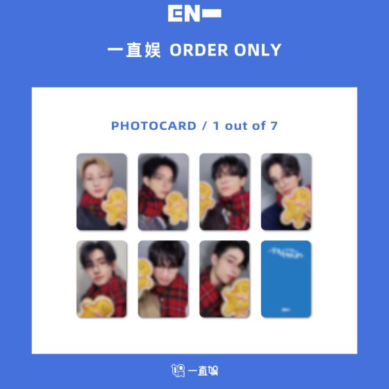 ENHYPEN 'ROMANCE : UNTOLD -daydream- POB Happy holiday ver. Card